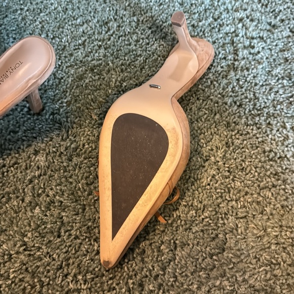 Tony Bianco Shae Mule in Butterskotch Suede - Picture 7 of 8